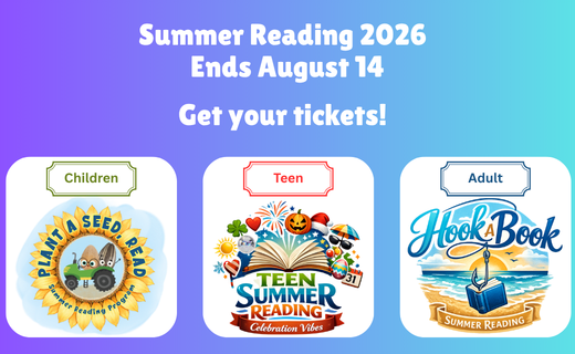 Summer Reading Programs end August 14